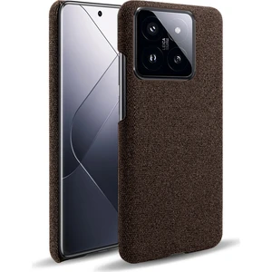 LR Joyful Xiaomi 14 Şok Geçirmez Kumaş+Pc Telefon Kabuğu Ince Akıllı Telefon Kapağı (Yurt Dışından)
