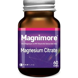 Tab İlaç Magnimore Magnesium Citrate P5P 60 Kapsül