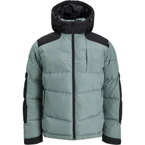 Jack & Jones Erkek Mont Bej 12239001 Jcootıs Puffer Sn