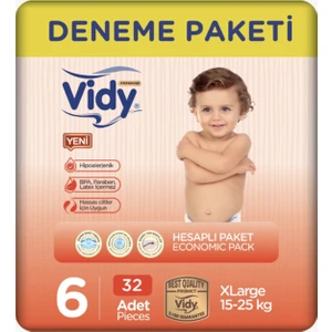 Bebek Bezi 6 Numara  x -Large Premium 32 Adet Jumbo 15-25 kg