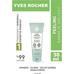 Yves Rocher Pure Menthe- Gözenek Sıkılaştırıcı Derinlemesine Arındırıcı Peeling - 30 ml 51573