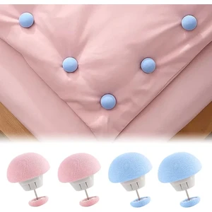 4 Adet Pembe ve 4 Adet Mavi Yorgan Tutucu, Yorgan Kaydırmaz ,battaniye Tutucu ,çarşaf Tutucu