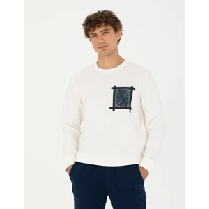 Pierre Cardin Erkek Ekru Sweatshirt 50273400-VR019