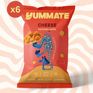 Vegan Glutensiz Cheddar Peynir Aromalı Fırınlanmış Nohut Cipsi 6 x 28 gr