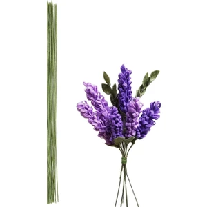 Roco Paper Co. Çiçek Teli  No:18 (1.5mm) - 9 Adet 60 cm - Yeşil