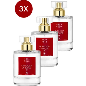 Aqua Di Polo 1987 La Rocca La Rouge 50 ml x 3 Kadın Parfüm Seti STCA000802