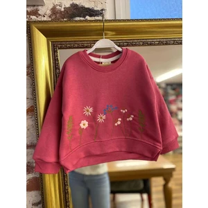 Ozzy Kids Çicek Nakış Detaylı Sweatshirt