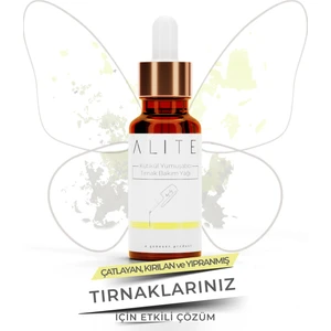 Tırnak Bakım Yağı Kütikül Yumuşatıcı Özelliği ile 20 ml Sarı Limon Renkli
