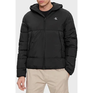 Calvin Klein Logolu Kapüşonlu Regular Fit Mont J30J324655BEH Erkek Mont J30J324655 Beh