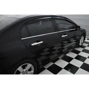 Krom Honda Civic 2007- Krom Cam Çıtası