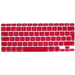 Hk Teknoloji Macbook Air 13.3' A1466 - A1369 Uyumlu Q Silikon Klavye Koruyucu Türkçe