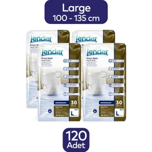 Emici Külot Large 120 Adet 30'luk 4 Paket