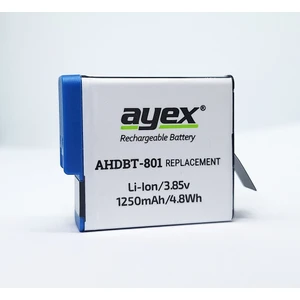 AHDBT-801 Batarya  Gopro Hero 8, 7, 6, 5 Uyumlu