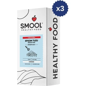 Epsom Tuzu 800 gr X3 Ingiliz Tuzu, Magnezyum Sülfat, Katkısız