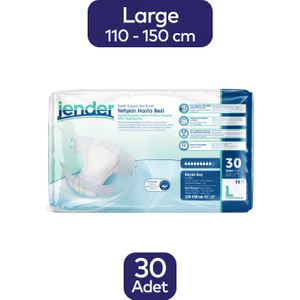 Belbantlı Hasta Bezi Büyük Boy - Large 30 Adet 1 Paket