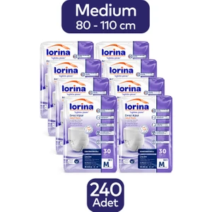 Yetişkin Emici Külot Medium 30'Lu 8 Paket 240 Adet