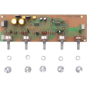 2.0 Hıfı AN4558 Ses Preamplifikatör Bas Orta Kademe Tiz Dengesi Ayarlanabilir Ses Preamp Bitmiş Kurulu Ton Kontrolü ile (Yurt Dışından)