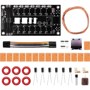 Mini ATU-100 Anten Tuner 1.8-50MHZ Otomatik Anten Tuner + OLED Firmware Programlanmış Amplifikatör Alıcı Dıy Kiti (Yurt Dışından)