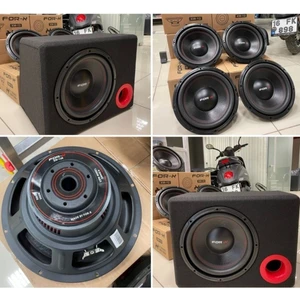 For-X Subwoofer Bass Kabinli Xw 12 30 cm 1200W 300RMS 4 Ohm