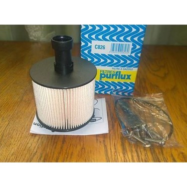 Filtre à Carburant Purflux C826 - Compatible Dacia Sandero, Renault Clio 1.5 DCi - Haute Filtration