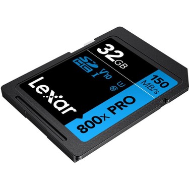 Lexar 800X Pro 32GB SDHC Hafıza Kartı 150MB/s UHS-I V10 Fiyatı