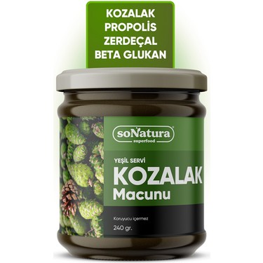 Sonatura Kozalak Macunu (Yeşil Servi Kozalağı) 240 Gr. Fiyatı