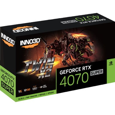 INNO3D Nvidia Geforce RTX4070 Super Twin X2 12GB 192BIT Fiyatı