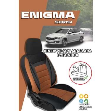 Nice Shop Enigma Serisi Taytüyü Kumaş Universal Oto Koltuk Kılıfı Tam