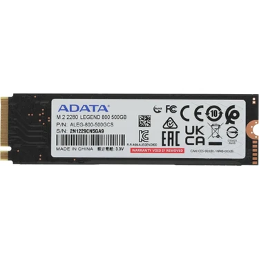 ADATA legend 800 500GB ストレージ パソコン パーツ Legend 800 Adata