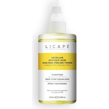 Licape Micellar Glikolik Asitli Aha-Bha Peeling Tonik