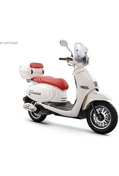 Aras Moto Arora Cappucino 150-125-50 cc Ayna Takımı Beyaz (10 mm Düz Diş) -Arasmoto