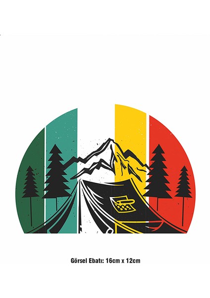 Çadır Kamp Outdoor Ütü ile Yapışan Tekstil Dtf Baskı
