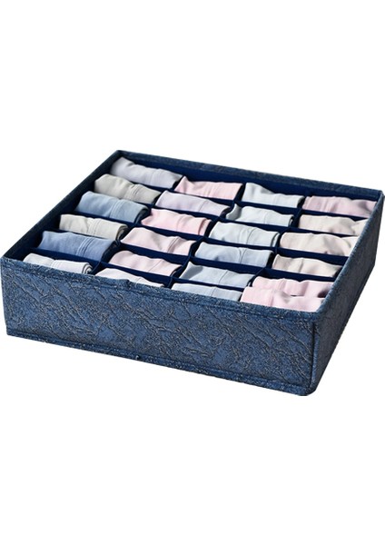 HAKI-33X33X9CM Stili 24 Izgaralar Dolap Çekmece Organizatör Dolap Depolama Organizador Kutusu Iç Çamaşırı Çorap Bölücü Kravatlar Çorap Yurt Için Saklama Kutusu (Yurt Dışından) fırsatları