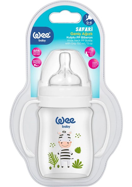 Wee Baby Safari Kulplu Pp Biberon 150ML 483