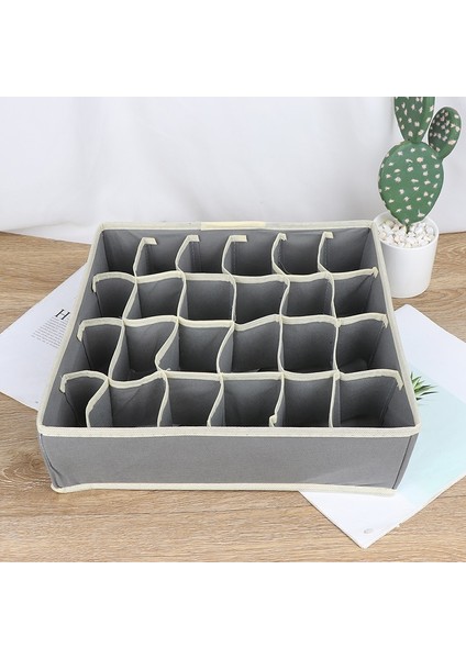 33X16X9CM Stili Katlanabilir Ev Depolama Dokunmamış Eşarp Çorap Sutyen Organizatör Saklama Kutusu Iç Çamaşırı Sutyen Için Çekmece Klozet Organizatörleri Kutuları (Yurt Dışından) fırsatları