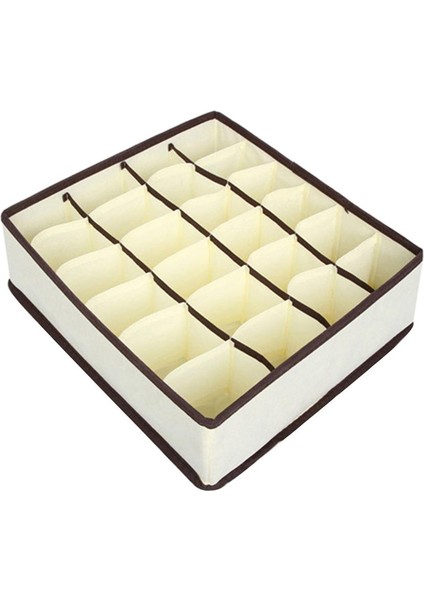 8 Bölme Stili Bölme Dokunmamış Kumaş Izgara Ev Iç Çamaşırı Sutyen Çorap Saklama Kutusu Tutucu Organizatör Kılıf Saklama Kutusu (Yurt Dışından) fiyatları