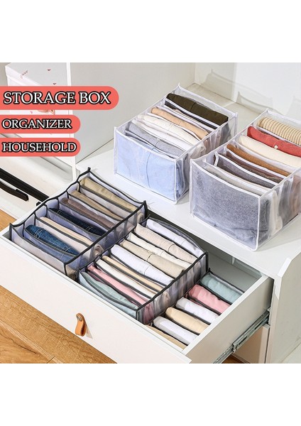 KF0089 Style Clothes Storage Foldable Drawer Organizer Storage Box Closet Organizer For Underwear Pants Boxes Wardrobe Organizador Rangement (Yurt Dışından) fırsatları