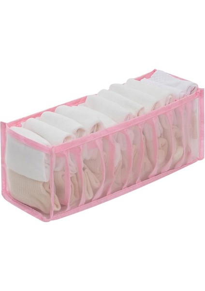 Pembe 11 Izgara Stili Hygeian Izgaralar Iç Çamaşırı Çorap Sutyen Ayırıcı Saklama Kutusu Dolap Çekmece Organizatör Yurdu Yatak Odası Malzemeleri (Yurt Dışından)