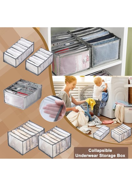 6 Cep Stili Iç Çamaşırı Sutyen Organizatör Saklama Kutusu Çekmece Klozet Organizatörleri Bölücü Kutular Sutyen Organizatör Katlanabilir Çekmece Organizatör (Yurt Dışından) modelleri