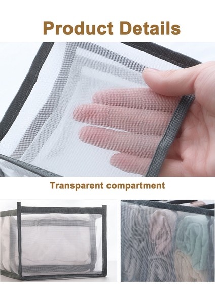 6 Cep Stili Iç Çamaşırı Sutyen Organizatör Saklama Kutusu Çekmece Klozet Organizatörleri Bölücü Kutular Sutyen Organizatör Katlanabilir Çekmece Organizatör (Yurt Dışından) indirimleri