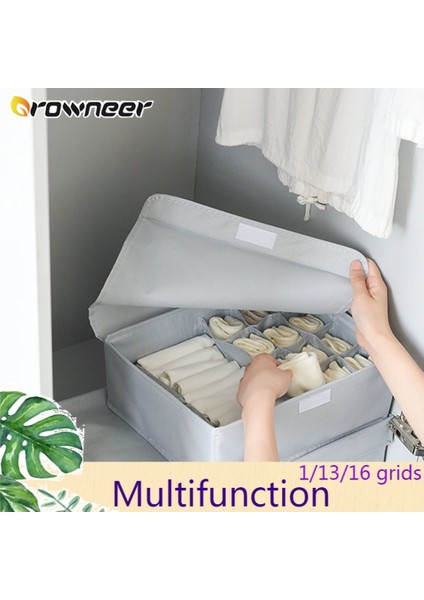 Beyaz 13 Izgara Stili Izgaralar Katlanabilir Iç Çamaşırı Saklama Kutusu Çekmece Sütyen Çorap Kravat Organizatör Çok Fonksiyonlu Oxford Dolap Çekmece Organizatörleri (Yurt Dışından) fiyatları