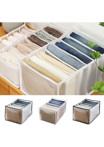 Siyah 32X25X17CM Stili Klozet Düzenleyici Kot Bölmesi Saklama Kutusu Düzenleyici Çekmeceler Katlanabilir Iç Çamaşır Düzenleyiciler Organizador De Armario Para Ropa (Yurt Dışından) modelleri