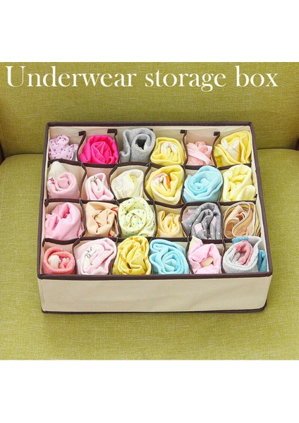 B-6slot Stili Aa Katlanabilir Iç Çamaşırı Çekmece Organizatörleri Bölücüler Dolap Dresser Giysi Saklama Organizatör Kutusu Sütyen Atkılar Kravatlar Çorap Kutuları (Yurt Dışından) fırsatları