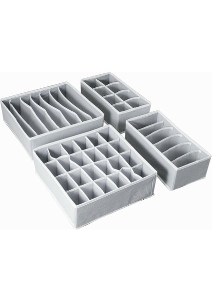 B-6slot Stili Aa Katlanabilir Iç Çamaşırı Çekmece Organizatörleri Bölücüler Dolap Dresser Giysi Saklama Organizatör Kutusu Sütyen Atkılar Kravatlar Çorap Kutuları (Yurt Dışından) indirimleri