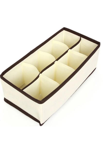 Ordu Yeşili Tarzı Underwear Bra Organizer Multi-Size Foldable Storage Boxes Closet Drawer Divider Clothes Socks Box Organizer Home Organization (Yurt Dışından)