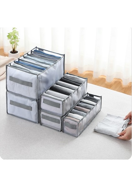 Çoklu Stil Kot Saklama Kutuları Klozet Organizatörü Katlanabilir Iç Çamaşır Organizatörleri Pantolon Depolama Bölmeleri Çekmece Organizatörü Gardırop Organizatörü (Yurt Dışından) fırsatları