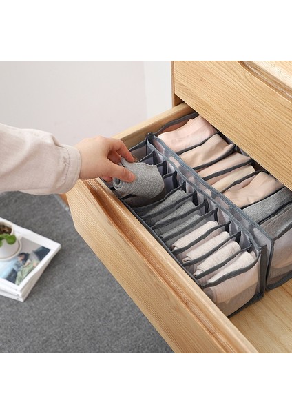 Pembe-6 Izgara Stili Yeni Iç Çamaşırı Sutyen Organizatör Saklama Kutusu Bölmeleri ile Çekmece Dolap Organizatörleri Kutuları Iç Çamaşırı Atkı Çorap Sutyen Sıcak Satış (Yurt Dışından) fırsatları