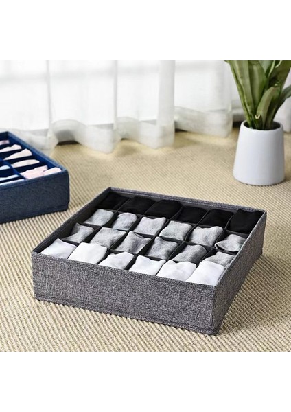B4 Stili Yeni Ev Iç Çamaşırı Için Katlanabilir Dolap Organizatör Pamuklu Iç Çamaşırı Saklama Kutusu Çorap Sutyen ve Külot Çekmece Organizatör Çekmeceler (Yurt Dışından)