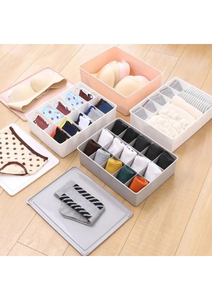 Pembe Bir Stil 60% Sıcak Satış Çok Izgara Iç Çamaşırı Organizatör Dolap Sütyen Külot Çorap Kravatlar Depolama Çekmecesi Kutusu (Yurt Dışından) fırsatları
