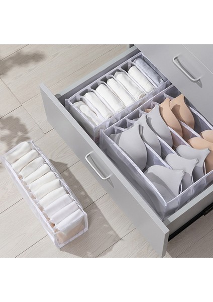 Pembe 6 Izgara Stili Izgaralar Iç Çamaşırı Çorap Sütyen Ayırıcı Saklama Kutusu Dolap Çekmece Düzenleyici (Yurt Dışından) modelleri